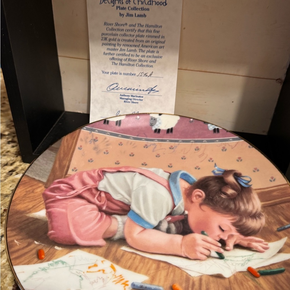 Delight of Childhood Ceramic Plate